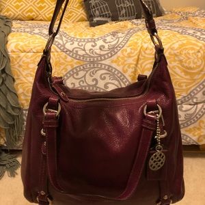 Authentic leather coach purse